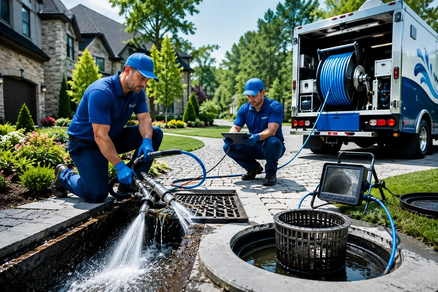 Local outdoor drain cleaning professionals in Connellsville, PA